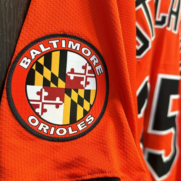 Adley Rutschman Baltimore Orioles Nike Alternate Elite Player Jersey - Orange - Picture 8 of 10
